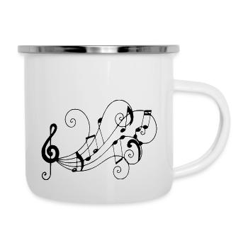 Musical notes - Camper Mug - white - Right