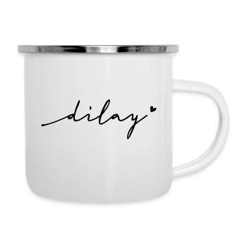 Dilay Cursive Name - Camper Mug - white - Right