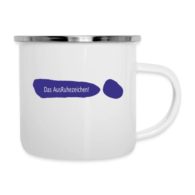 Ausruhezeichen neu blau
