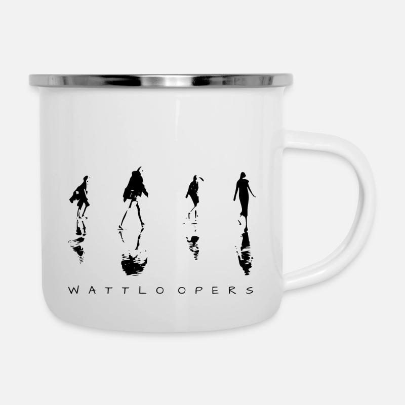 Wattloopers - Tasse émaillée - blanc