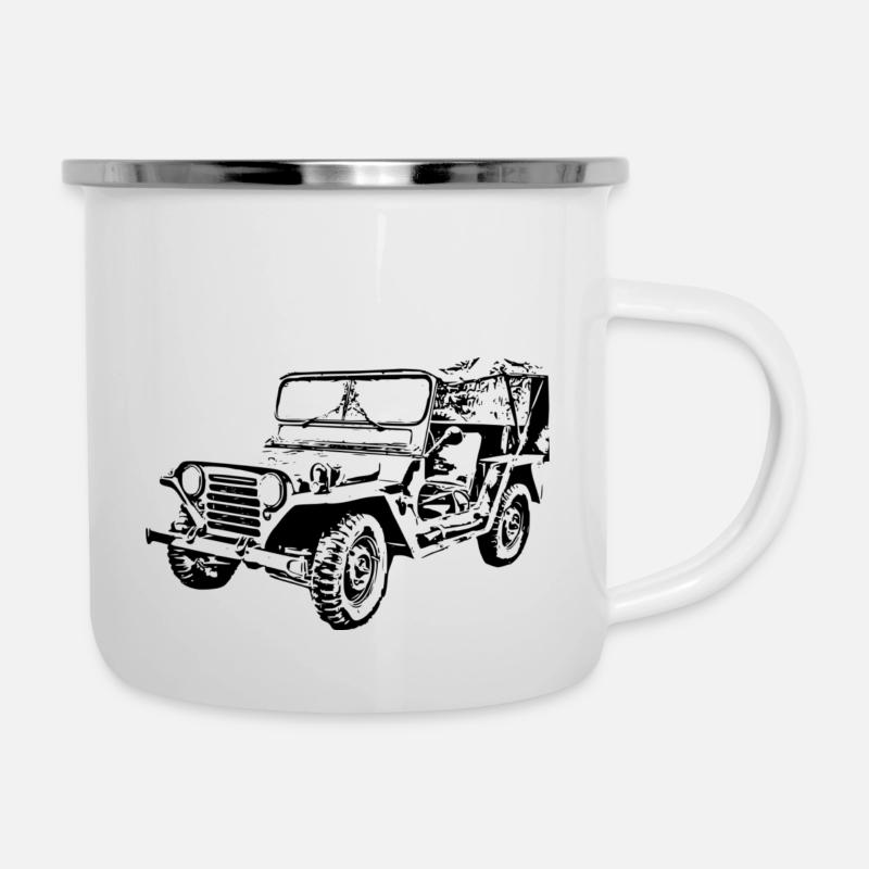 Car - Camper Mug - white