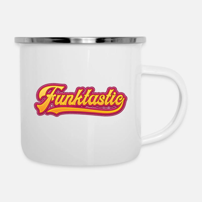 Funktastic Funk Funky - Camper Mug - white