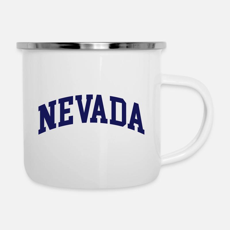 Nevada - Tasse émaillée - blanc