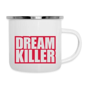 dream killer pessimists quote - Camper Mug - white - Right