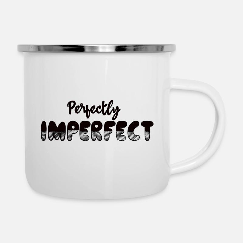 Perfectly imperfect T-Shirt - Camper Mug - white