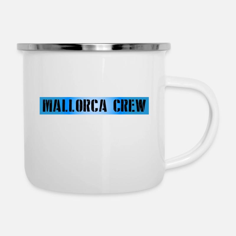 Majorque Équipage - Tasse émaillée - blanc