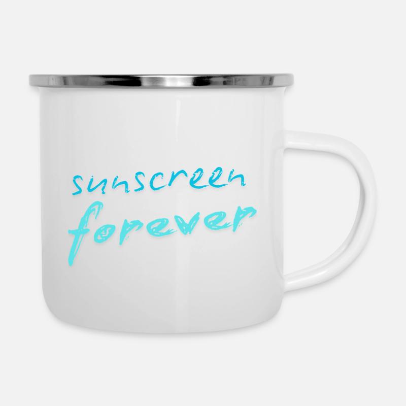 Sunscreen forever - Camper Mug - white