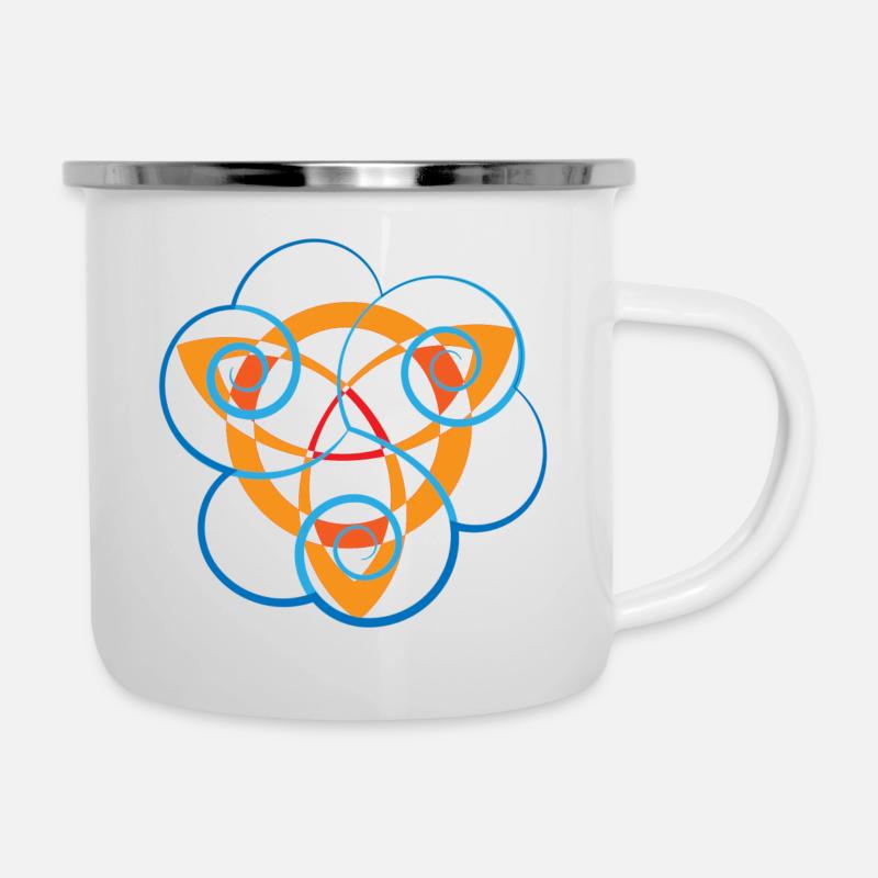Mysticisme celtique - Tasse émaillée - blanc