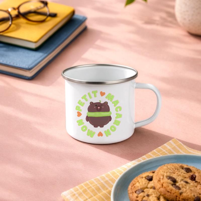 mon petit macaron bear Camper Mug