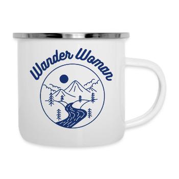 Wander Woman - Emaille-Tasse - Weiß - Rechts