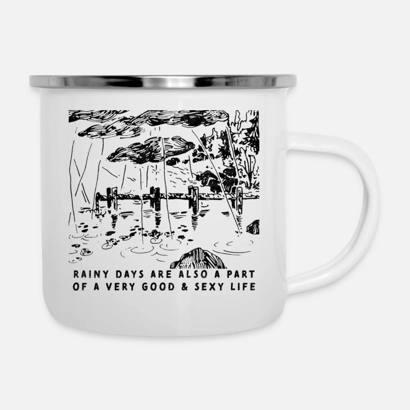 RAINY DAYS - Camper Mug - white
