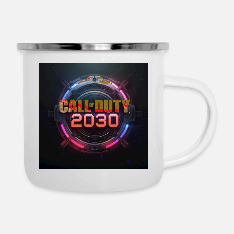 Frontline 2030 Neon Expanse - Tasse émaillée - blanc
