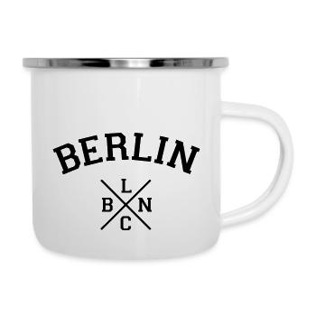 Berlin - BLNC - Emaille-Tasse - Weiß - Rechts