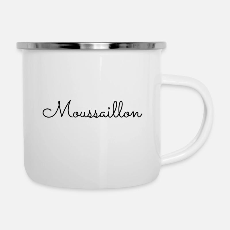 Bretagne - Moussaillon - Tasse émaillée - blanc