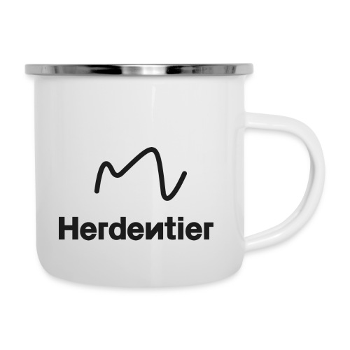 Herdentier Logo Brand - Emaille-Tasse