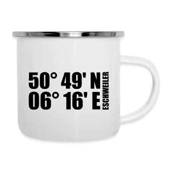 Eschweiler coordinates - Camper Mug - white - Right