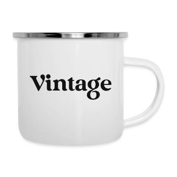 Vintage stlye or font design - Camper Mug - white - Right