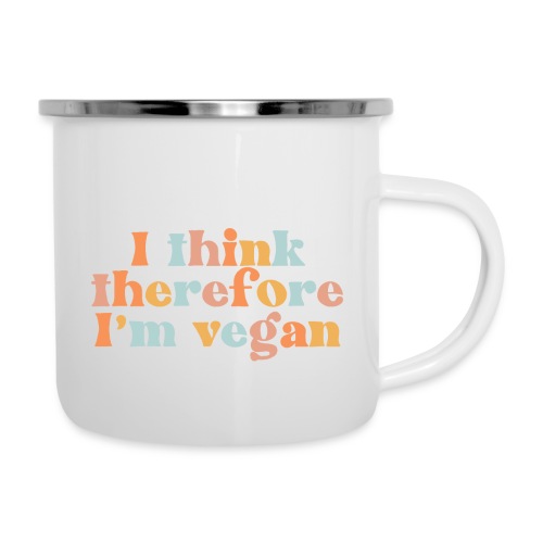 I Think Therefore I'm Vegan - Tazza smaltata