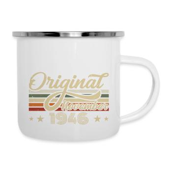 November 1946 Birthday Gift November 1946 - Camper Mug - white - Right