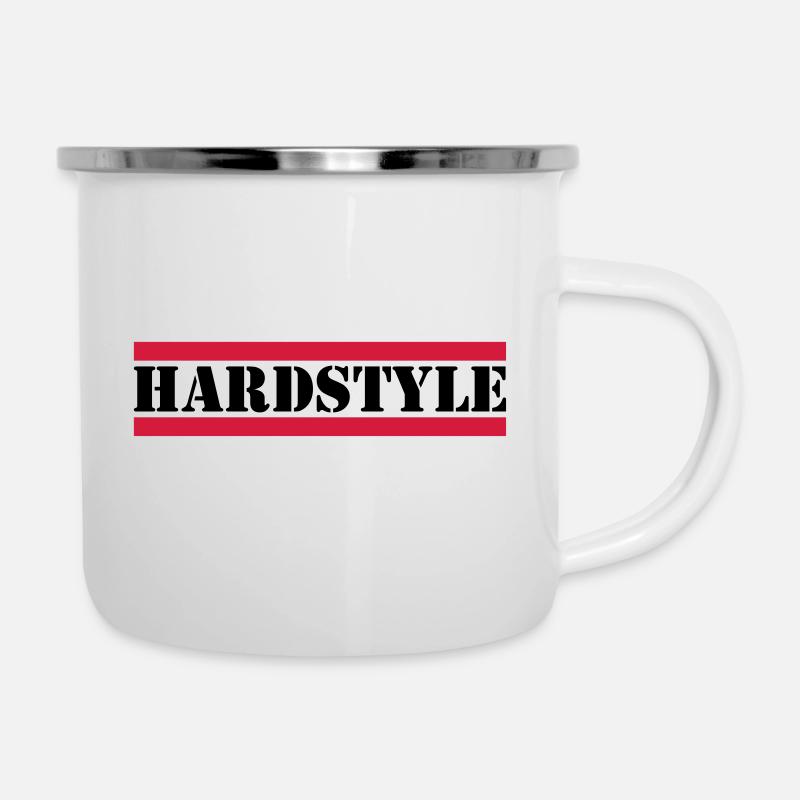 Hardstyle - Tasse émaillée - blanc