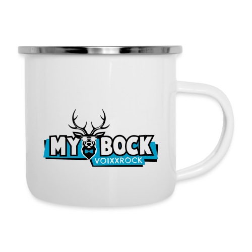 MYBOCK Logo - Emaille-Tasse