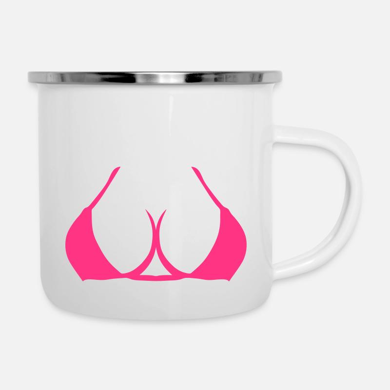 Breasts Nichon form tits boobs 2005 - Camper Mug - white