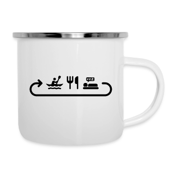 PESR - Emaille-Tasse