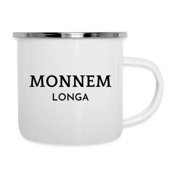 Mannheim - Emaille-Tasse - Weiß - Rechts