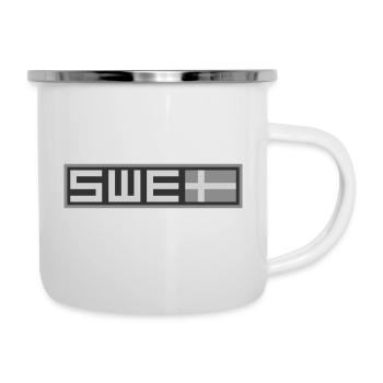 Sweden Tactical Flag - Camper Mug - white - Right