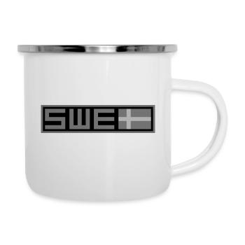 Sweden Tactical Flag - Camper Mug - white - Right