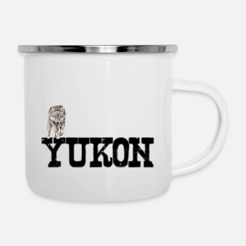 Yukon - Emaille-Tasse - Weiß
