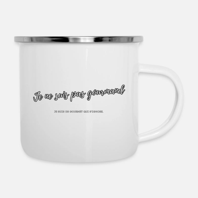 Greedy - Camper Mug - white