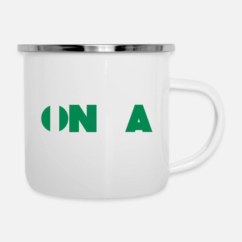 Nigéria - Tasse émaillée - blanc