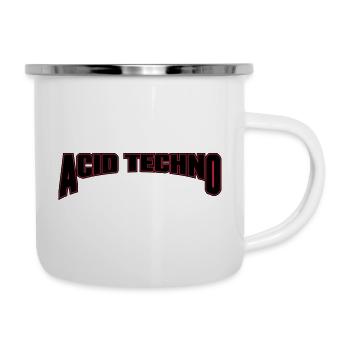 Acid Techno - Camper Mug - white - Right