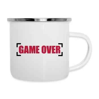 Game Over - Tasse émaillée - blanc - Droite