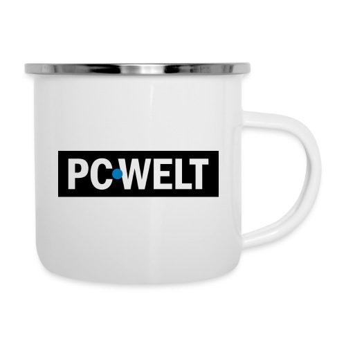 PC-WELT-Logo 2 - Emaille-Tasse