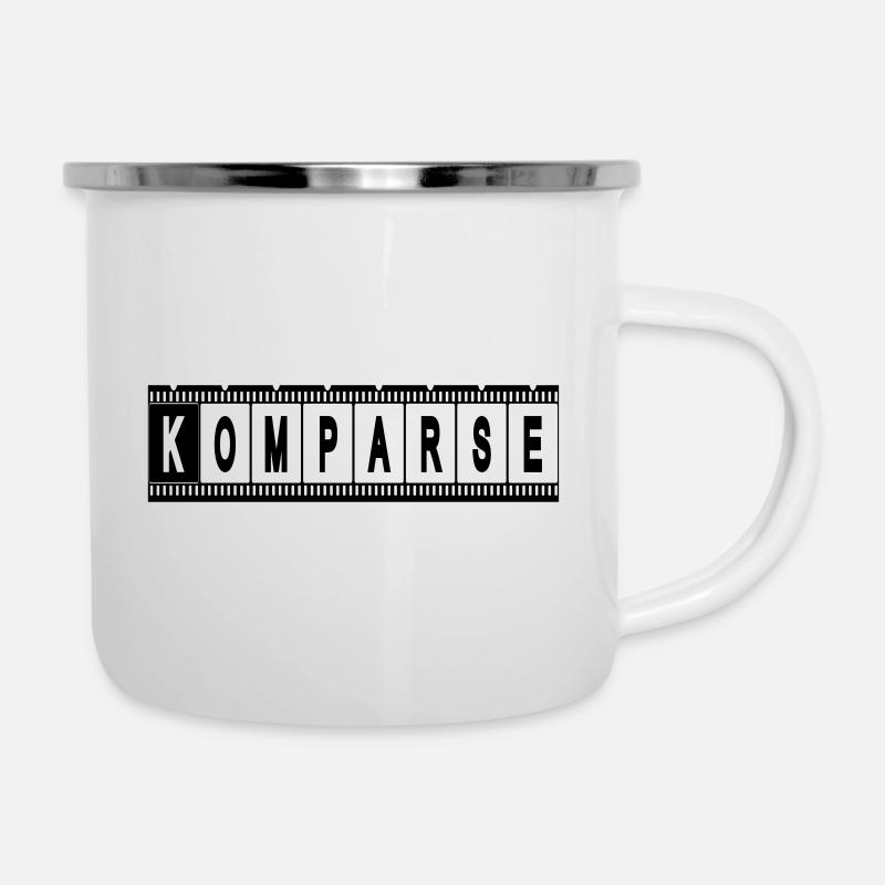 Komparse Filmstreifen - Tasse émaillée - blanc
