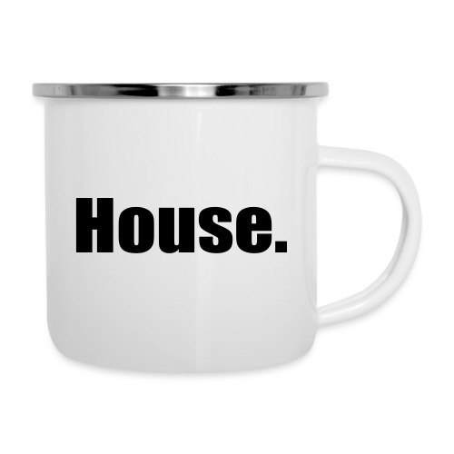 House. - Emaille-Tasse