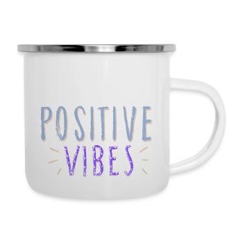 positive vibes - Camper Mug - white - Right