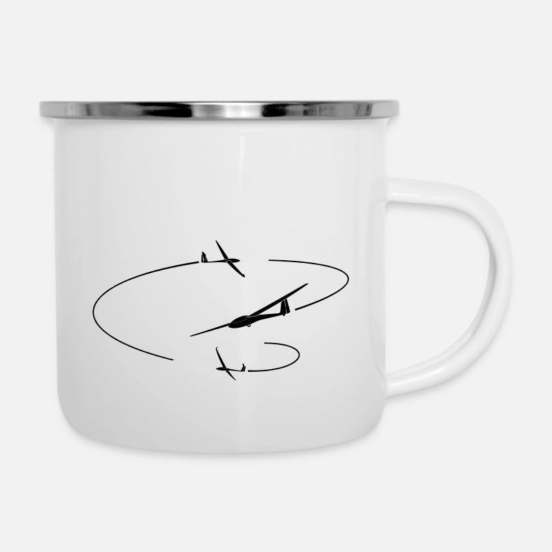 Glider Gliding Gliding Glider - Camper Mug - white