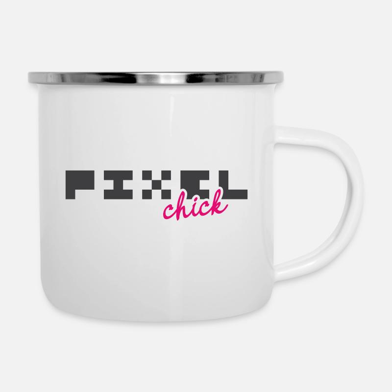 Pixelchick - Camper Mug - white