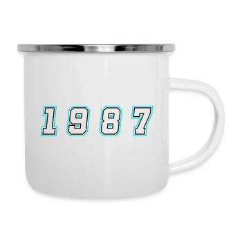 1987 Year Number - Camper Mug - white - Right