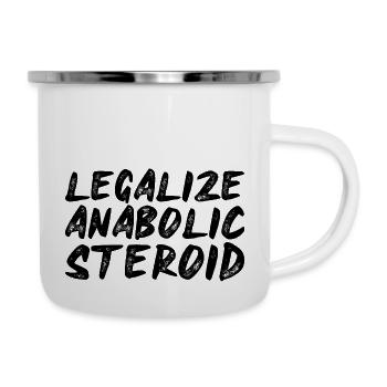 Legalize Anabolic Steroid - Camper Mug - white - Right