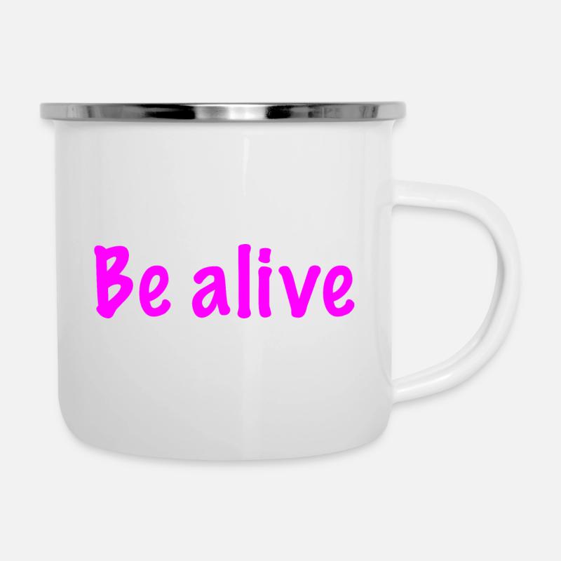 Be alive 2 - Camper Mug - white
