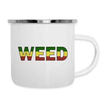Marijuana Weed Cannabis - Camper Mug - white - Right