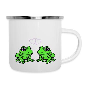 Frog Comic Love - Camper Mug - white - Right