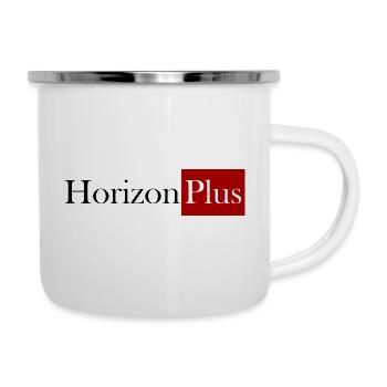 Horizont Plus - Emaille-Tasse - Weiß - Rechts