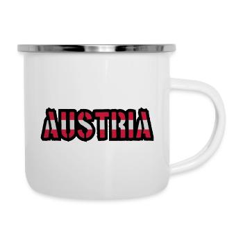 Austria Design - Tasse émaillée - blanc - Droite