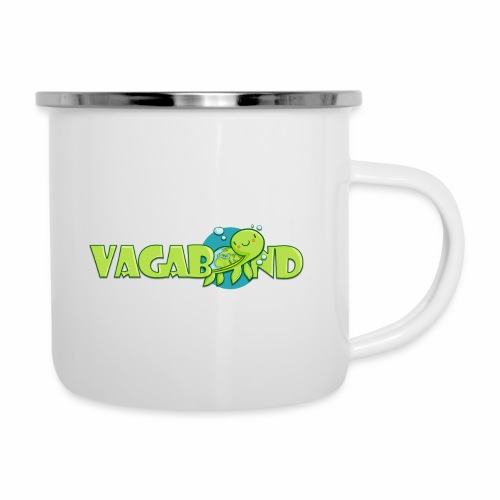 Vagabond Turtle full logo - Emaljmugg