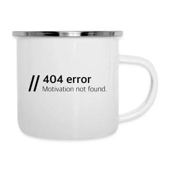 Motivation not found - Camper Mug - white - Right